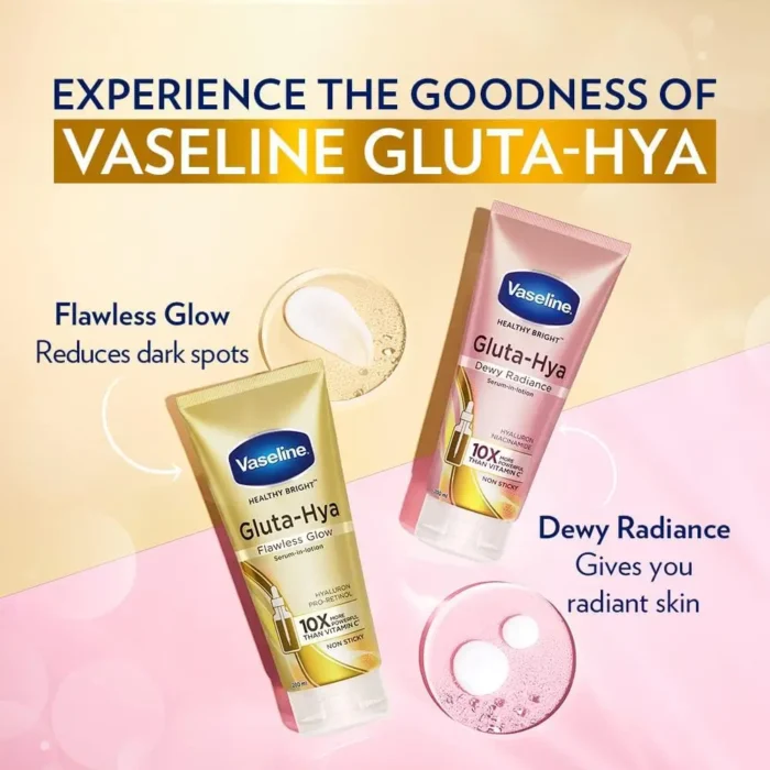 Vaseline Gluta-Hya Flawless Glow Lotion (200ml | India)