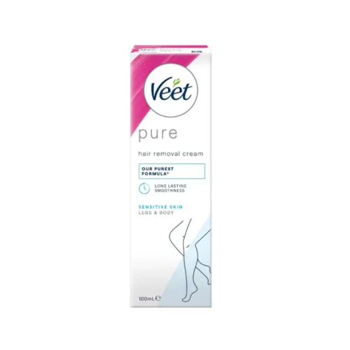 Veet Pure Hair Removal Cream Legs & Body Sensitive Skin - 100ml Veet Pure Hair Removal Cream Legs & Body Sensitive Skin - 100ml