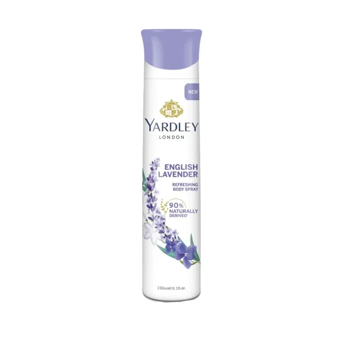 Yardley London English Lavender Refreshing Deodorant Body Spray For Women 150ml Yardley London English Lavender Refreshing Deodorant Body Spray For Women 150ml
