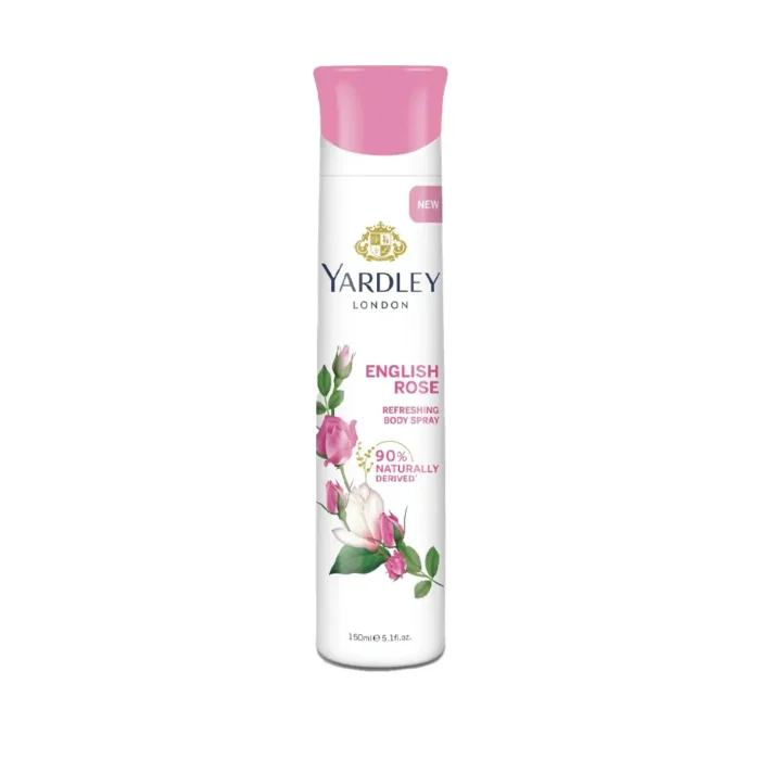 Yardley London English Rose Refreshing Deodorant Body Spray For Women 150ml