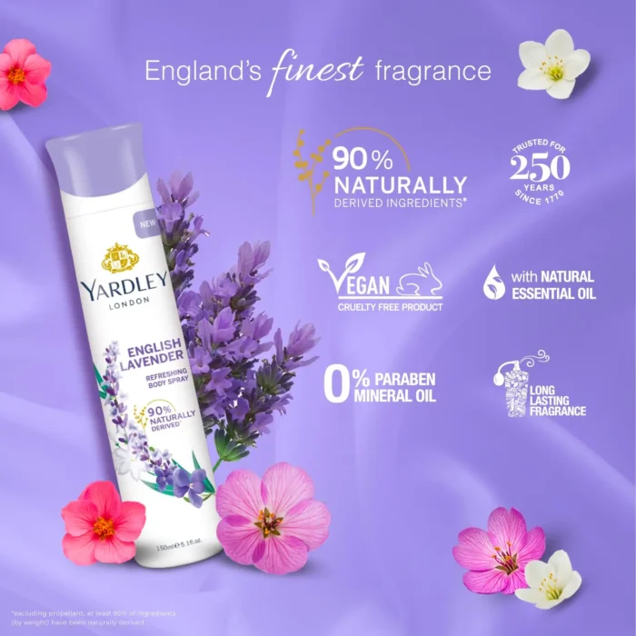 Yardley London Lavender Body Spray Yardley London Lavender Body Spray