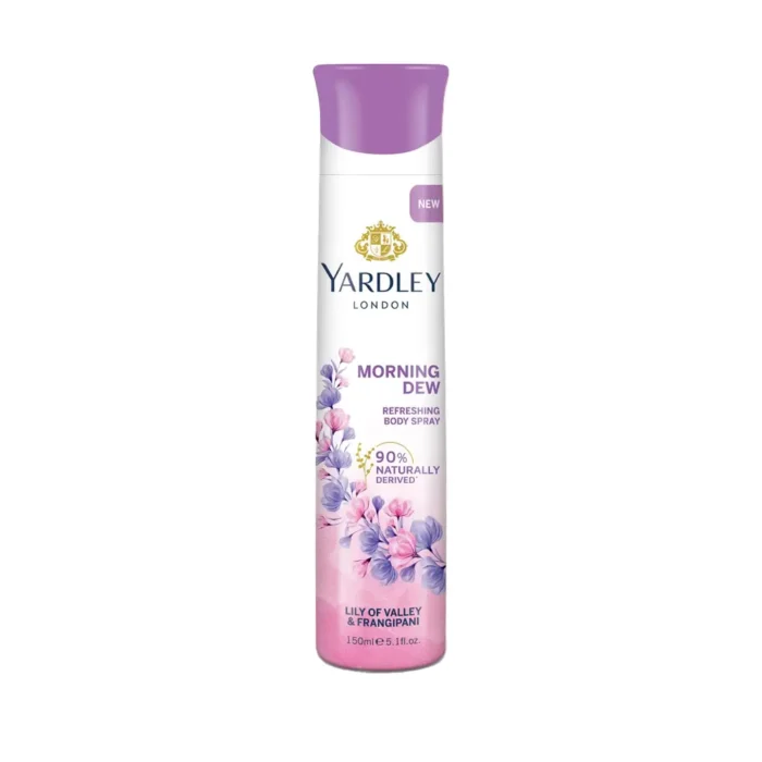 Yardley London Morning Dew Refreshing Deodorant Body Spray for Women 150ml