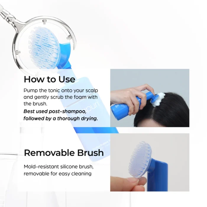 Seapuri Scalpy Bubble Tonic How to use