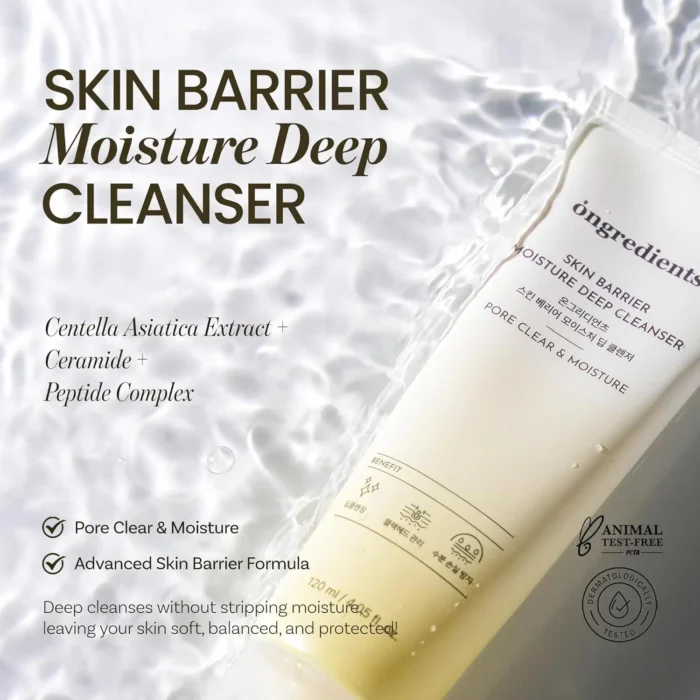 Ongredients Skin Barrier Moisture Deep Cleanser Ongredients Skin Barrier Moisture Deep Cleanser