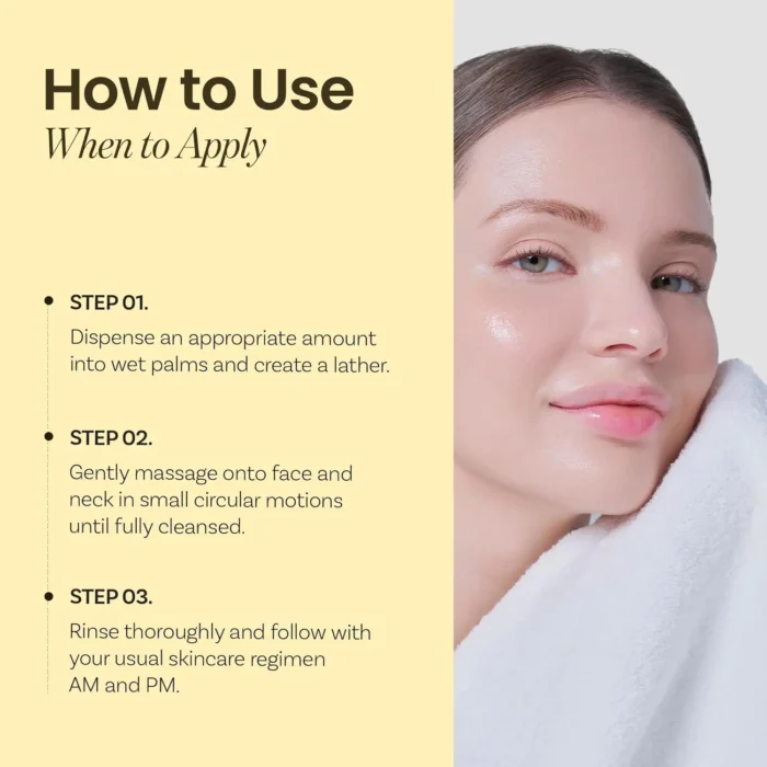 Ongredients Skin Barrier Moisture Deep Cleanser How to use Ongredients Skin Barrier Moisture Deep Cleanser How to use
