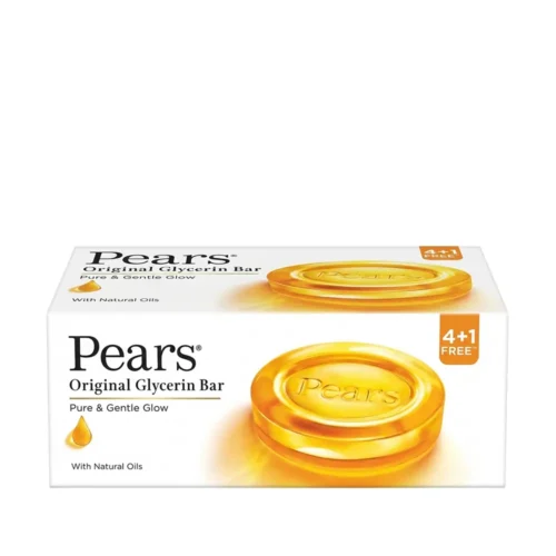 PEARS Pure and Gentle Glow Original Glycerin Bar Pack of 5