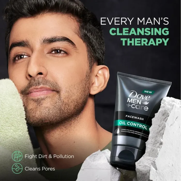 Dove Men Oil Control Facewash 100g India Dove Men Oil Control Facewash 100g India