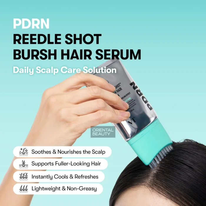 VT Cosmetics PDRN Reedle Shot Brush Hair Serum