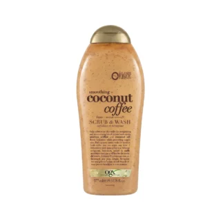 OGX Smoothing Coconut Coffee Scrub and Wash
