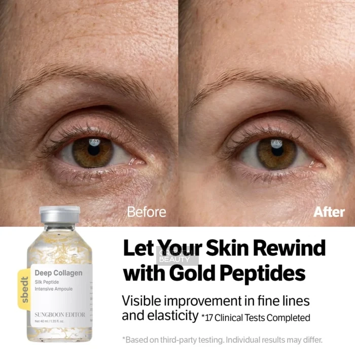SUNGBOON EDITOR Deep Collagen Silk Peptide Intensive Ampoule SUNGBOON EDITOR Deep Collagen Silk Peptide Intensive Ampoule 40ml