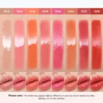 Beauty Glazed Glow Lip Oil Color Chart Beauty Glazed Glow Lip Oil Color Chart