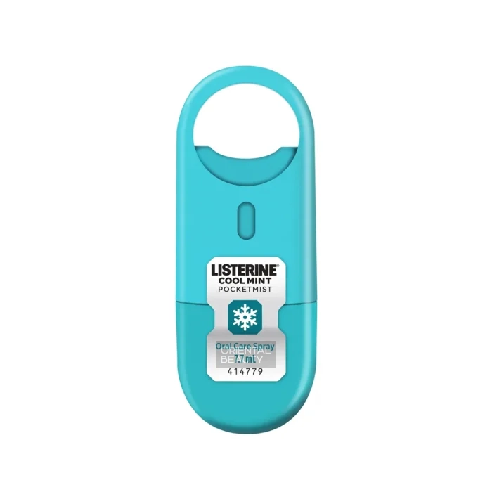 Listerine Cool Mint Pocketmist Oral Care Spray 7.7mL Listerine Cool Mint Pocketmist Oral Care Spray 7.7mL